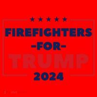 Firefighters For Trump 2024 Santa Hat thumb 1