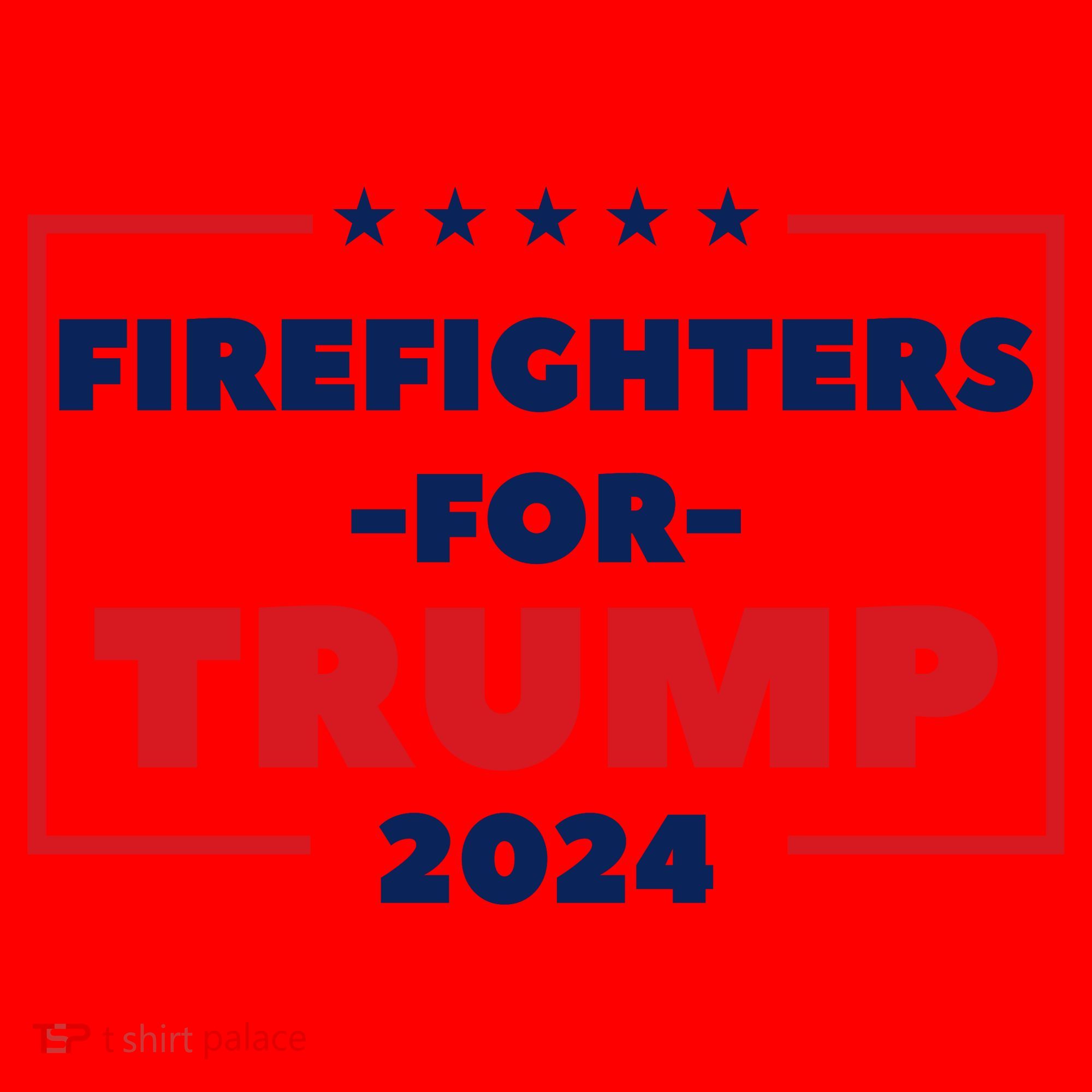 Firefighters For Trump 2024 Santa Hat