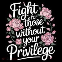 Fight For Those Without Your Privilege ' Women Resist Floral  Coffee Mug thumb 5