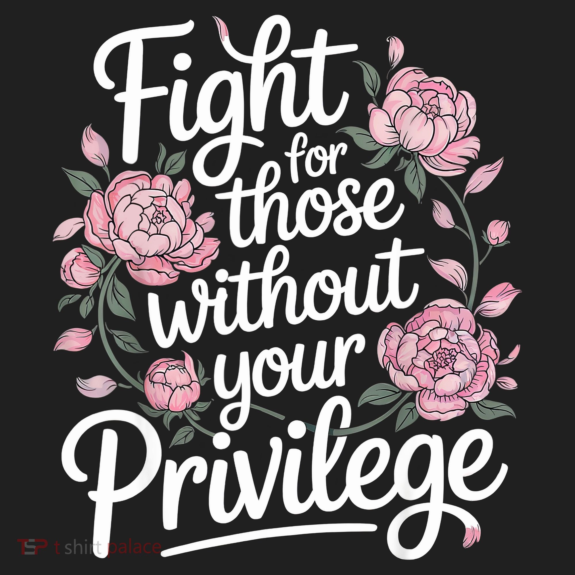 Fight For Those Without Your Privilege ' Women Resist Floral  Beanie
