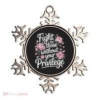 Fight For Those Without Your Privilege ' Women Resist Floral  Ornament thumb 0