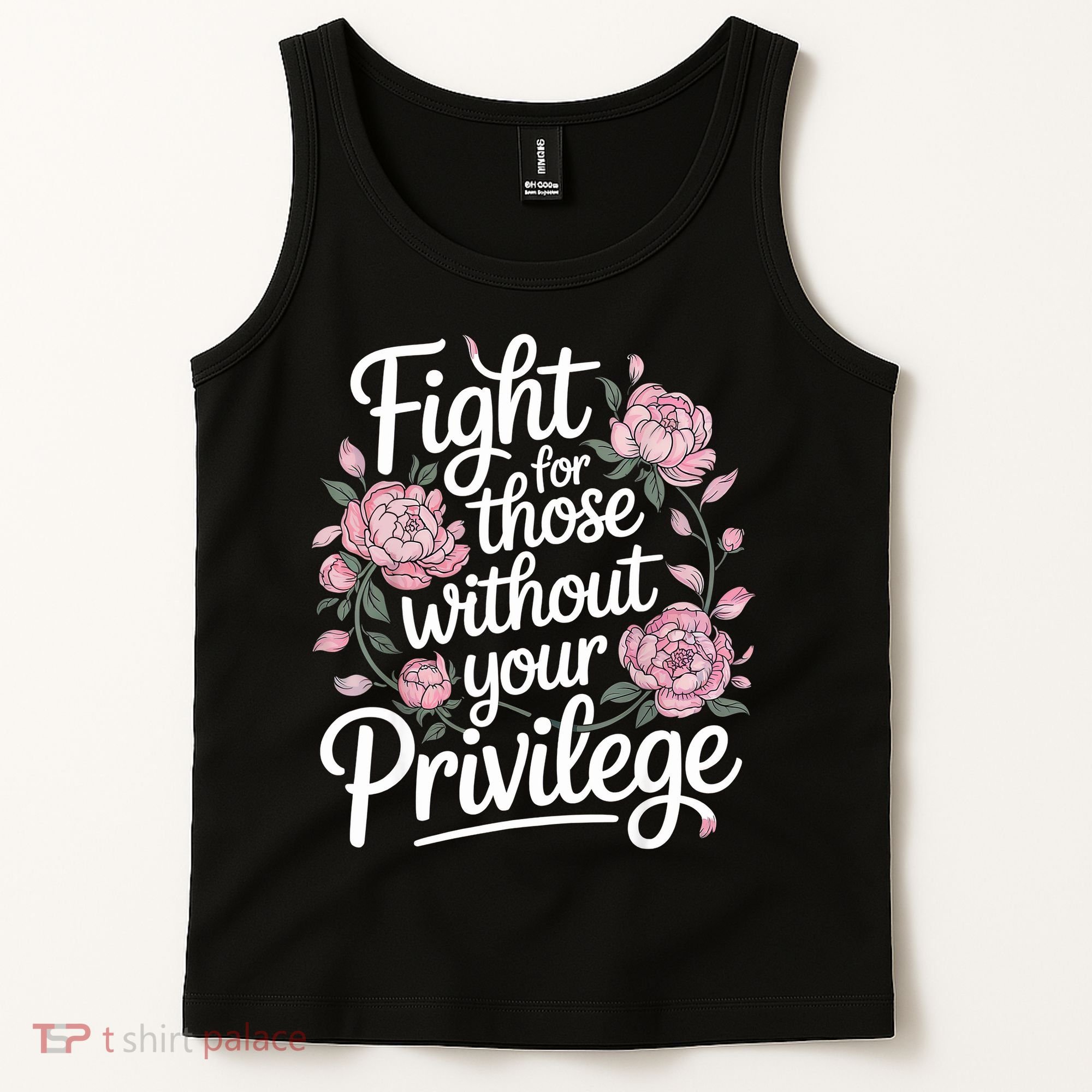 Fight For Those Without Your Privilege ' Women Resist Floral  Tank Top