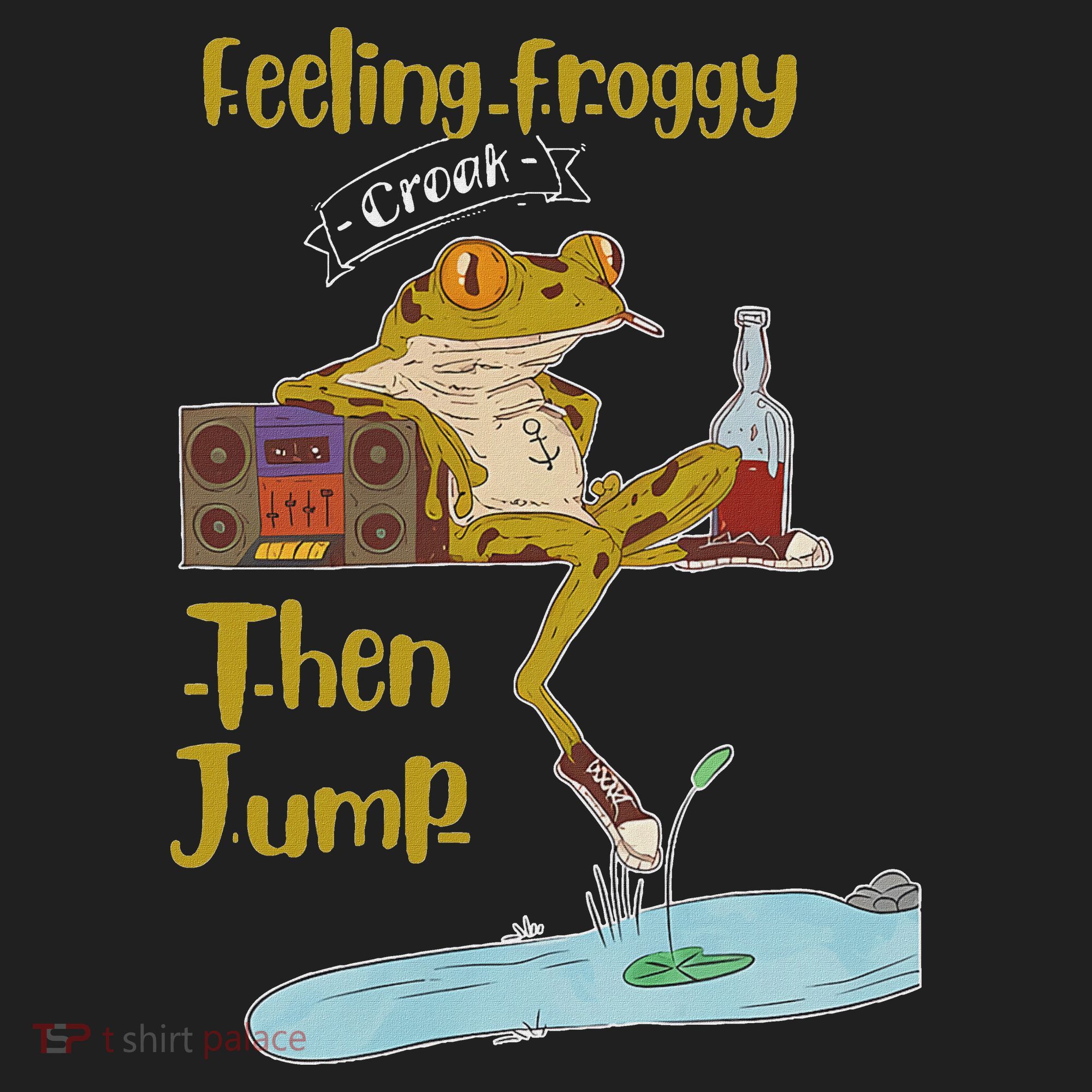 Feeling Froggy Then Jump Frog Apparel Beanie