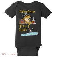 Feeling Froggy Then Jump Frog Apparel Baby Bodysuit thumb 0