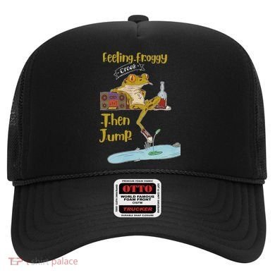 Feeling Froggy Then Jump Frog Apparel Hat