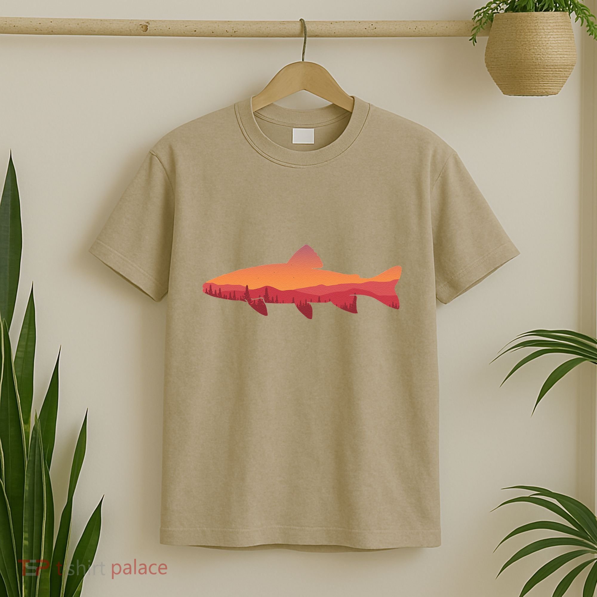 Fly Fishing , Trout Fishing Tee, Fishing Lover T-Shirt