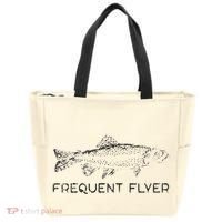 Frequent Flyer Trout Fishing Fly Fishing Tote Bag thumb 0