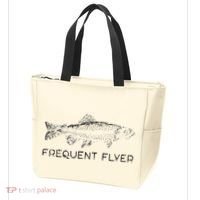Frequent Flyer Trout Fishing Fly Fishing Tote Bag thumb 3