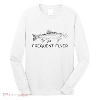 Frequent Flyer Trout Fishing Fly Fishing Long Sleeve Shirt thumb 0