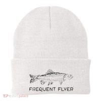 Frequent Flyer Trout Fishing Fly Fishing Beanie thumb 0