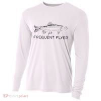 Frequent Flyer Trout Fishing Fly Fishing Cooling Performance Long Sleeve Crew thumb 0