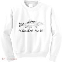 Frequent Flyer Trout Fishing Fly Fishing Kids Sweatshirt thumb 0