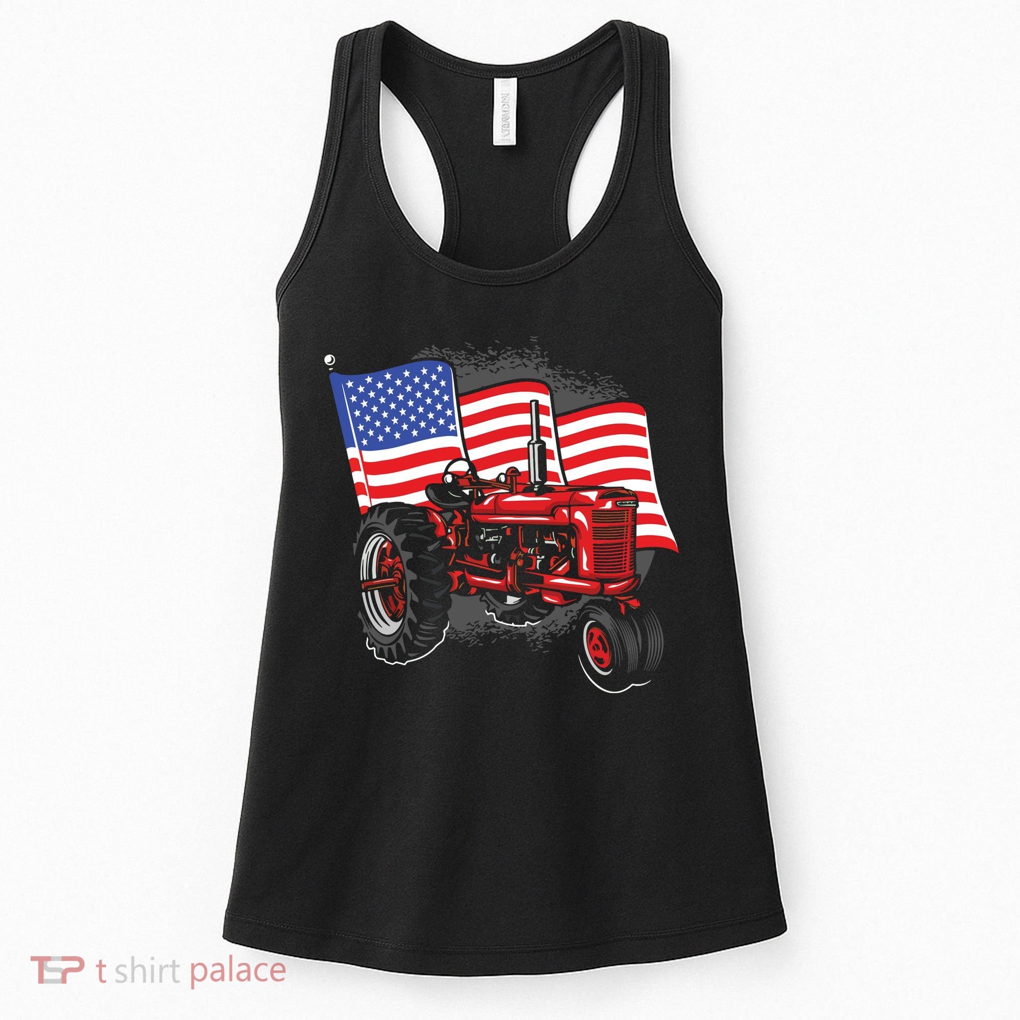 Farm Farmers Tractor Farming Truck Women's Tank Top