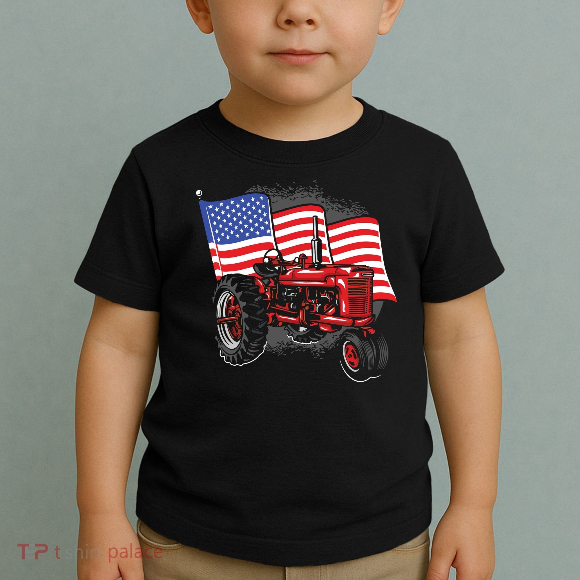 Farm Farmers Tractor Farming Truck Toddler T-Shirt