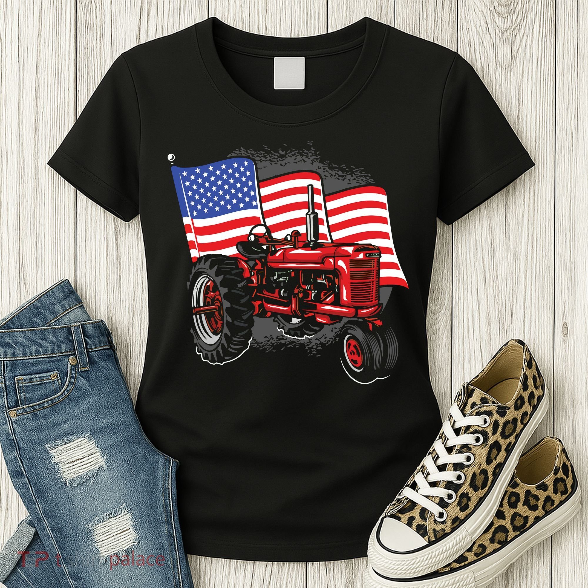 Farm Farmers Tractor Farming Truck Women's T-Shirt