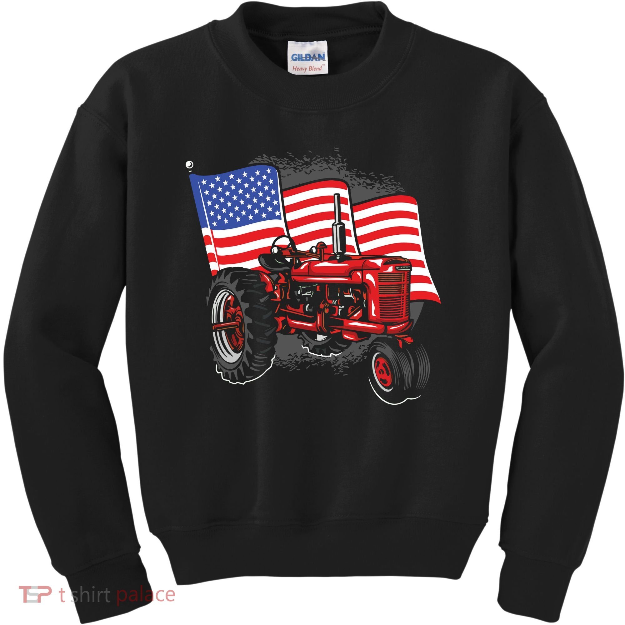 Farm Farmers Tractor Farming Truck Kids Sweatshirt