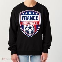 France Football Team Crest Soccer Badge Shield Women's Sweatshirt thumb 0