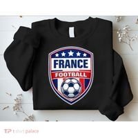 France Football Team Crest Soccer Badge Shield Sweatshirt thumb 2