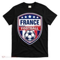 France Football Team Crest Soccer Badge Shield T-Shirt thumb 0