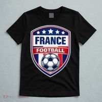France Football Team Crest Soccer Badge Shield T-Shirt thumb 5