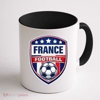 France Football Team Crest Soccer Badge Shield Coffee Mug thumb 1