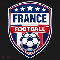 France Football Team Crest Soccer Badge Shield Coaster thumb 2