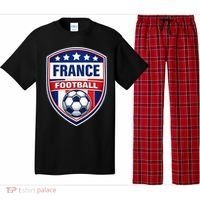 France Football Team Crest Soccer Badge Shield Pajama Set thumb 0