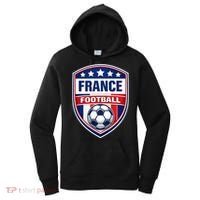 France Football Team Crest Soccer Badge Shield Women's Hoodie thumb 0