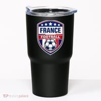 France Football Team Crest Soccer Badge Shield Tumbler thumb 0