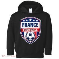 France Football Team Crest Soccer Badge Shield Toddler Hoodie thumb 0