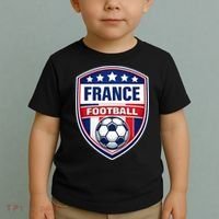 France Football Team Crest Soccer Badge Shield Toddler T-Shirt thumb 2