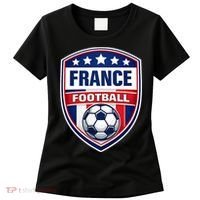 France Football Team Crest Soccer Badge Shield Women's T-Shirt thumb 0