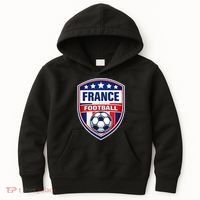 France Football Team Crest Soccer Badge Shield Kids Hoodie thumb 0