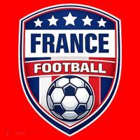 France Football Team Crest Soccer Badge Shield Santa Hat thumb 1