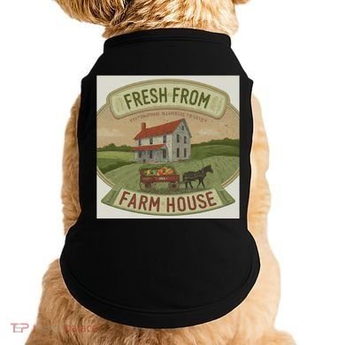 Fresh From The Farm House Doggie Tank