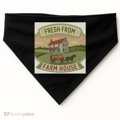 Fresh From The Farm House USA-Made Doggie Bandana