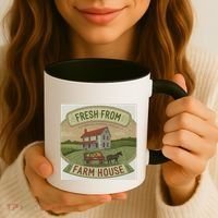 Fresh From The Farm House Coffee Mug thumb 3