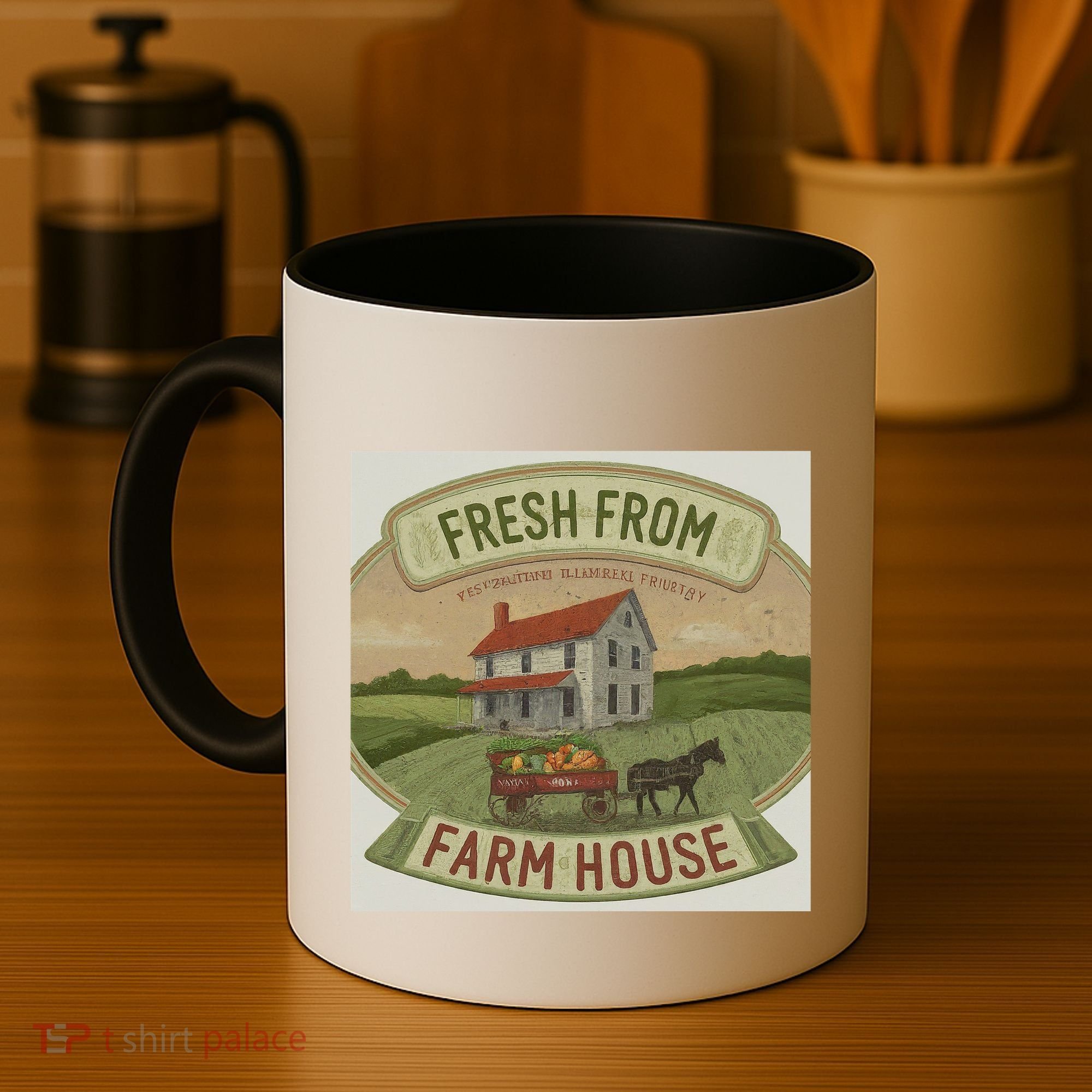 Fresh From The Farm House Coffee Mug