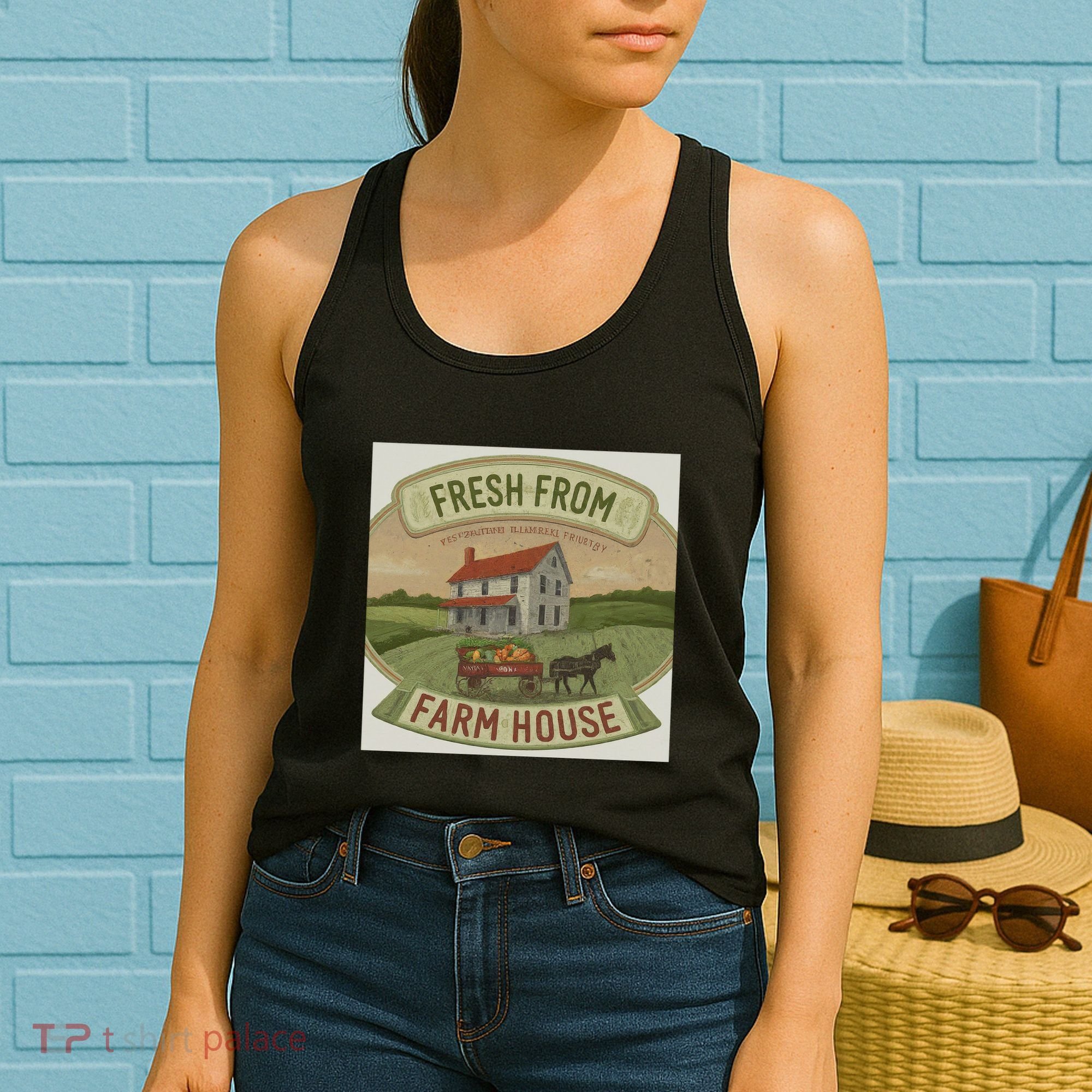 Fresh From The Farm House Women's Tank Top