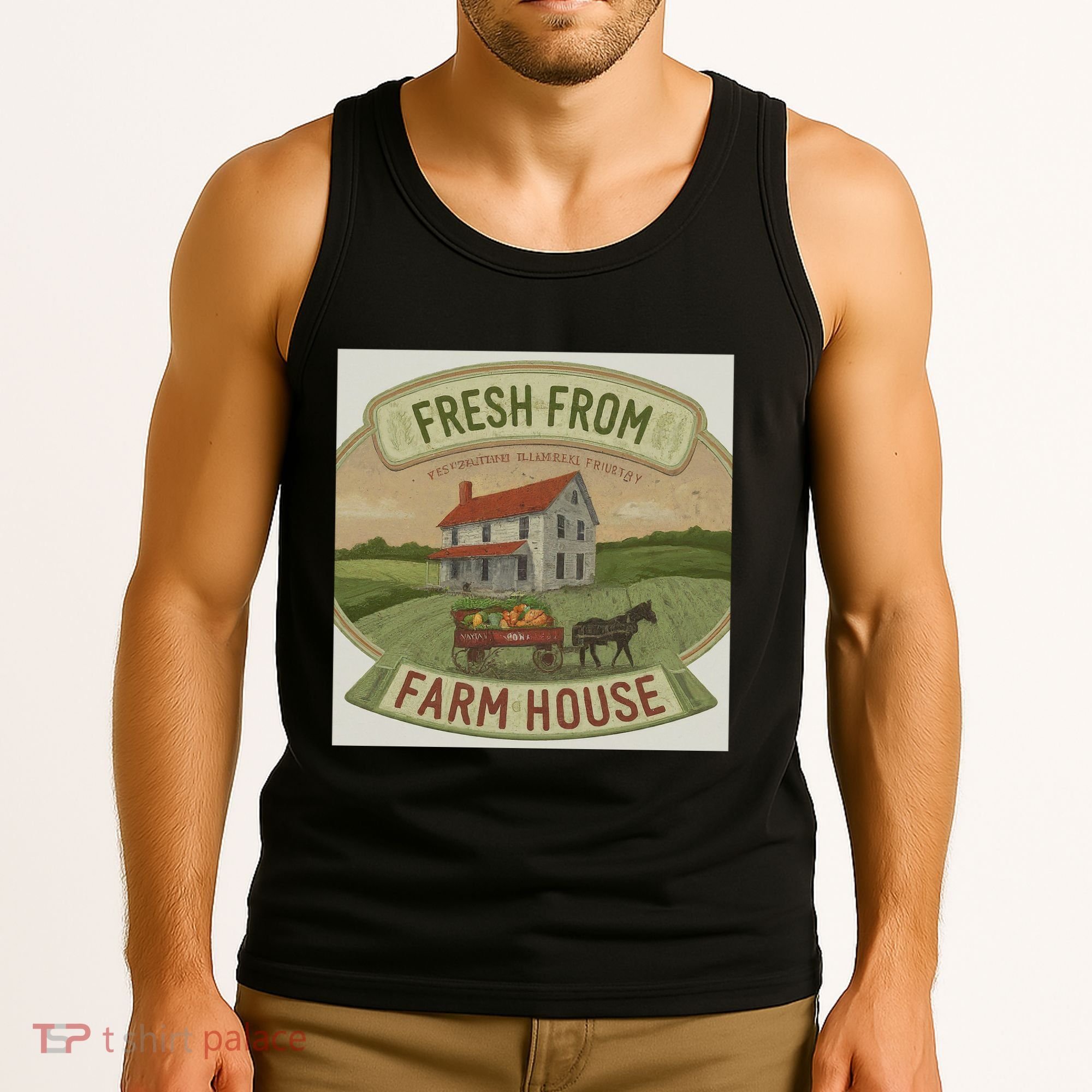 Fresh From The Farm House Tank Top