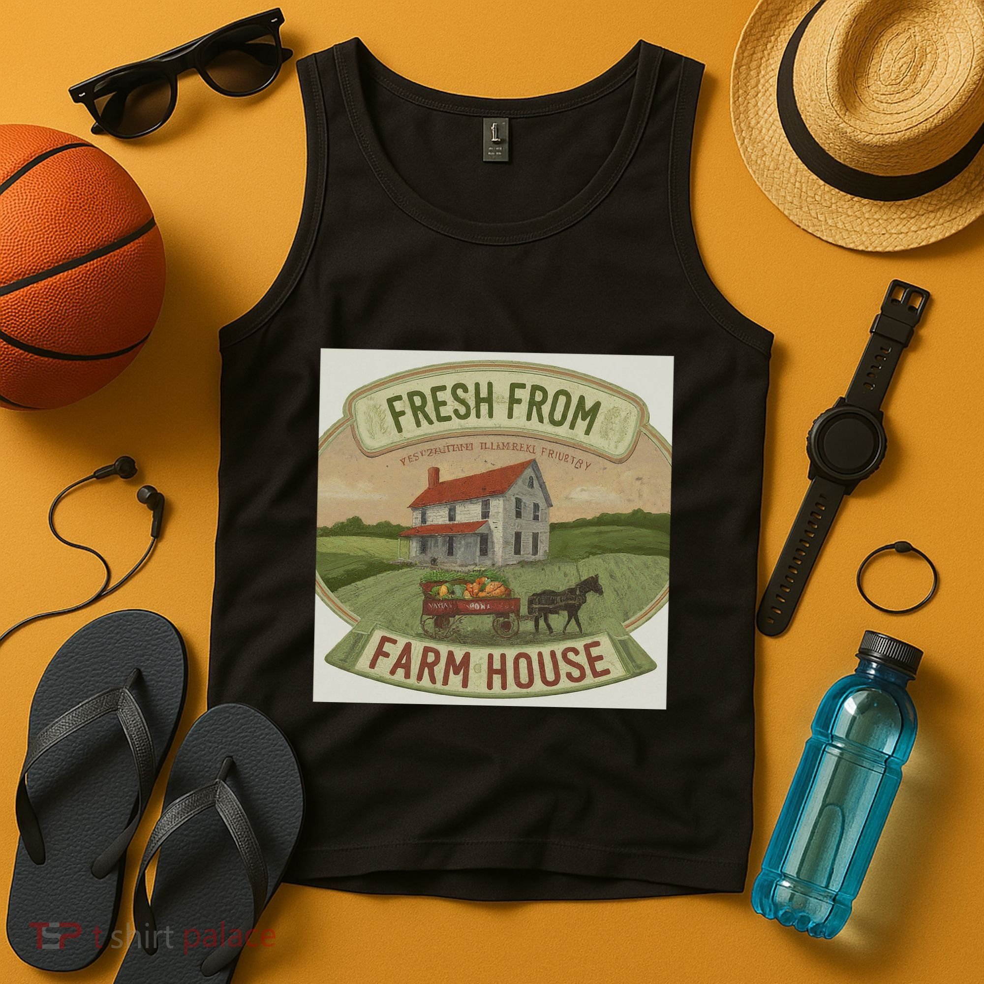 Fresh From The Farm House Tank Top