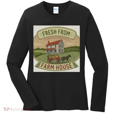 Fresh From The Farm House Women's Long Sleeve Shirt
