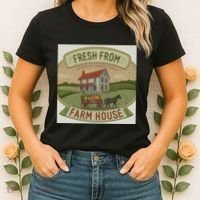 Fresh From The Farm House Women's T-Shirt thumb 2