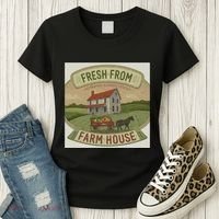 Fresh From The Farm House Women's T-Shirt thumb 3