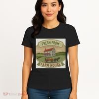 Fresh From The Farm House Women's T-Shirt thumb 4