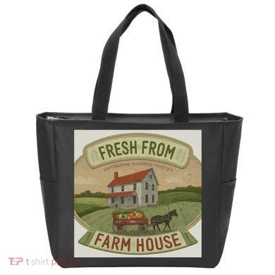 Fresh From The Farm House Tote Bag