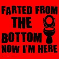 Farted From The Bottom Now I'm Here Toilet Humor Santa Hat thumb 1
