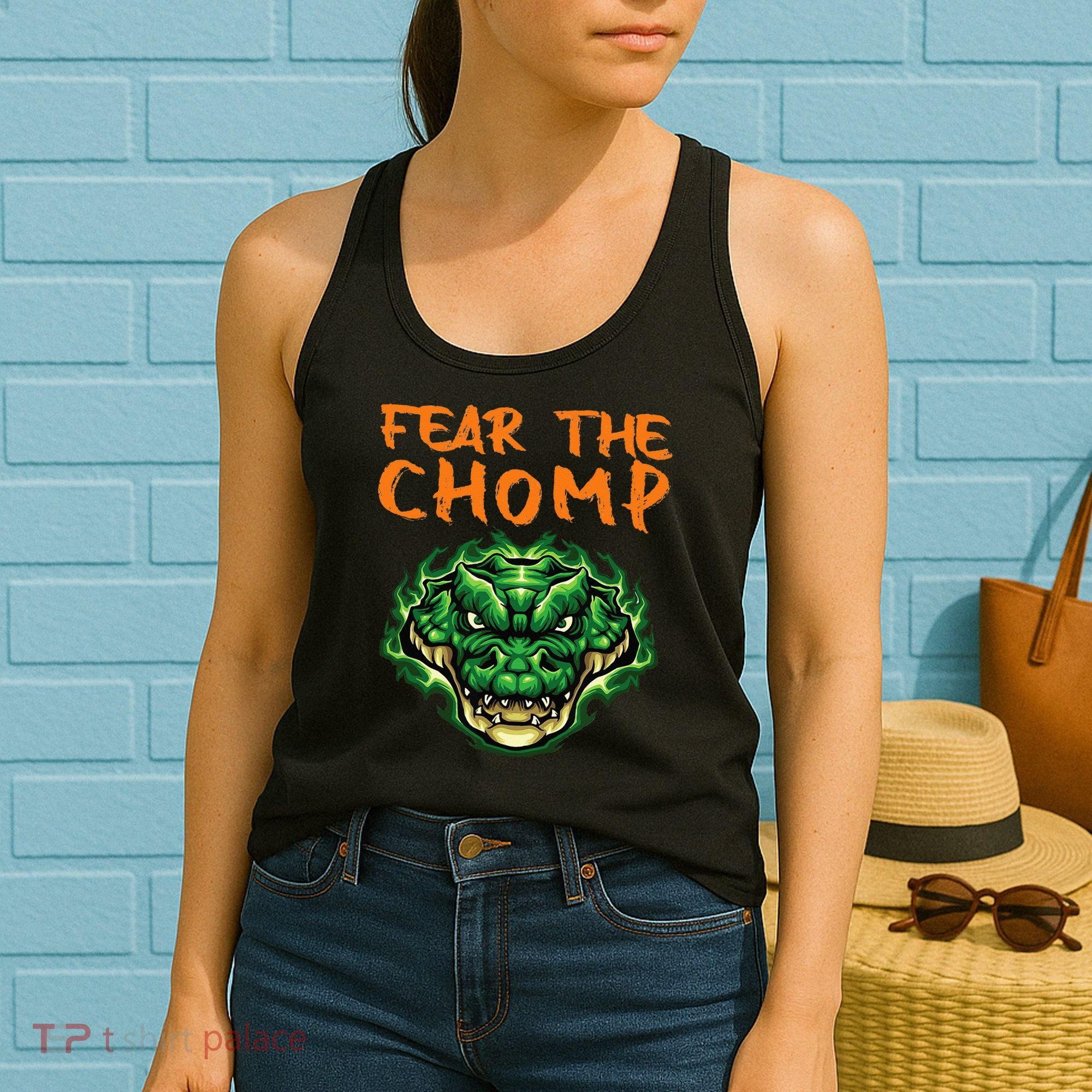 Florida Fear The Chomp Gator For Men And Women Women's Tank Top