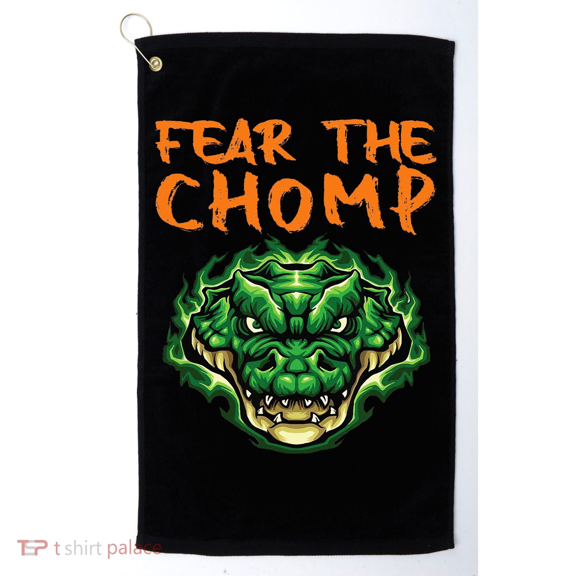 Florida Fear The Chomp Gator For Men And Women Golf Towel