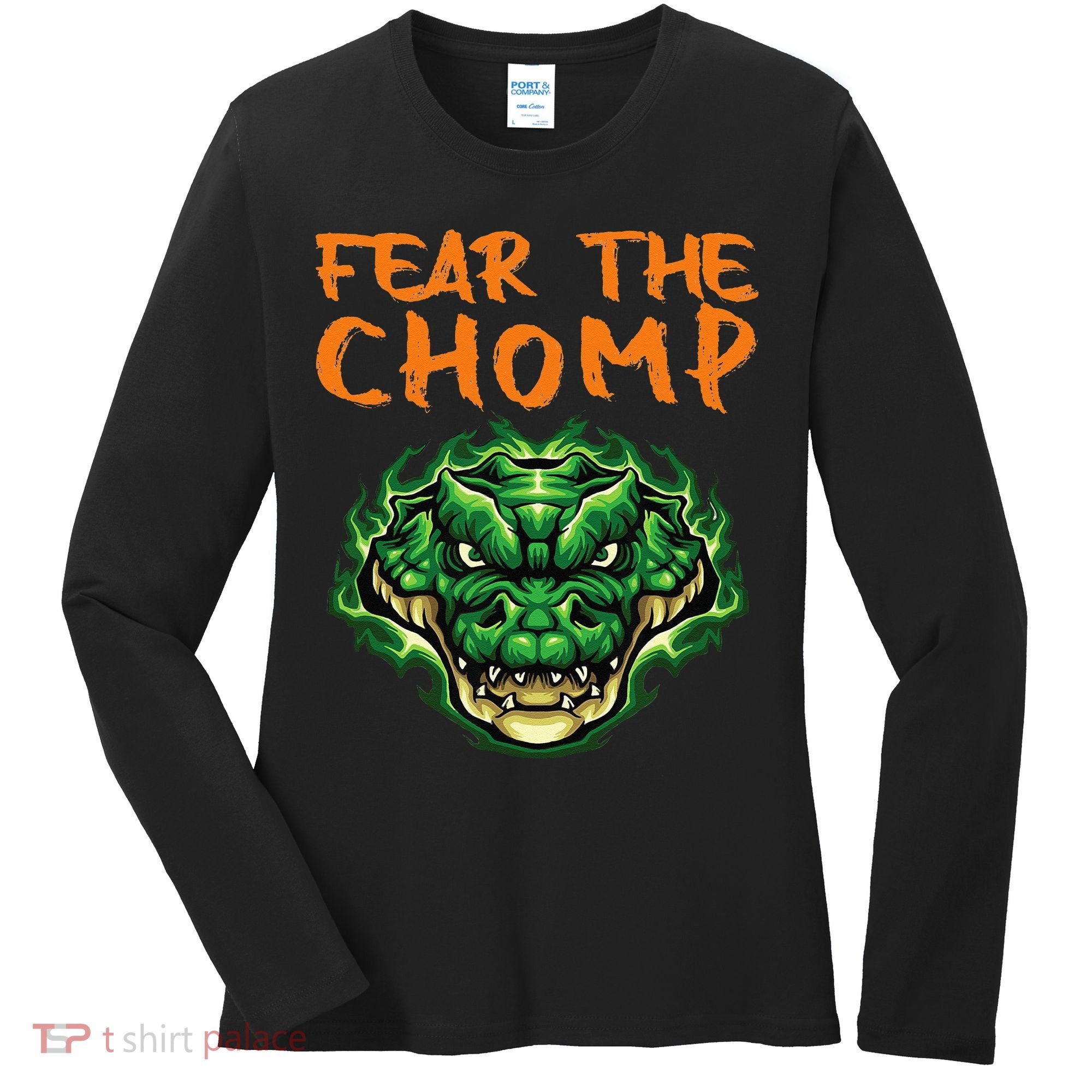 Florida Fear The Chomp Gator For Men And Women Women's Long Sleeve Shirt